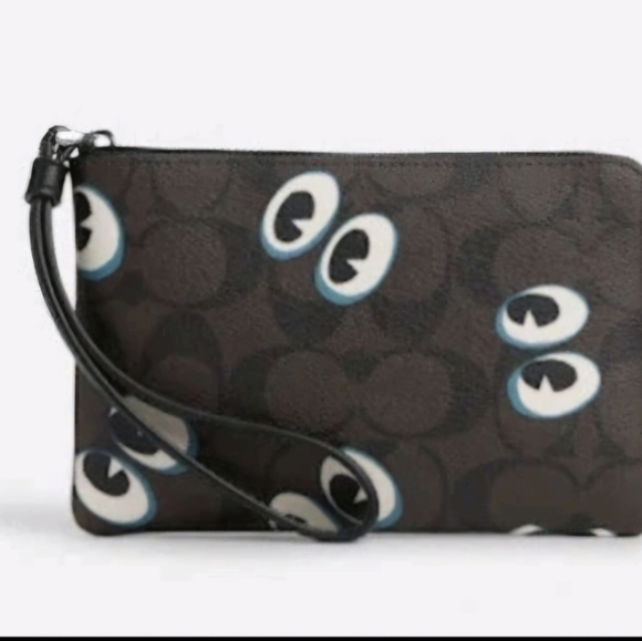 Coach Wristlet Wallet with Halloween  Eye Pattern - Picture 3 of 3